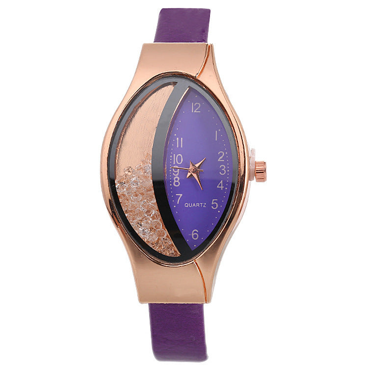 Watch Eye Shape Ladies Quartz Watch