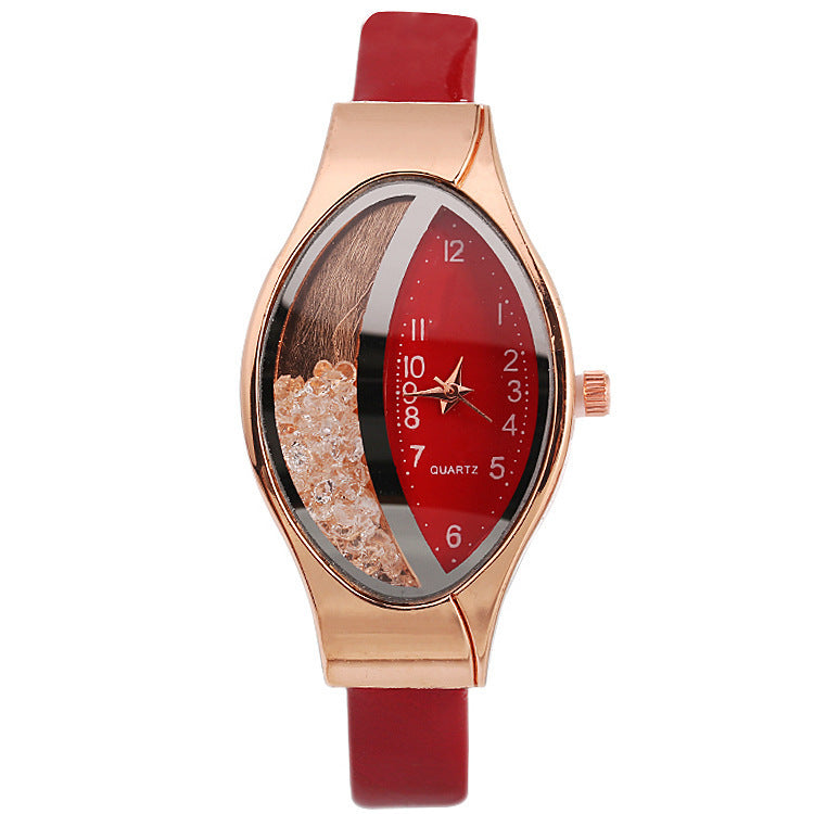 Watch Eye Shape Ladies Quartz Watch