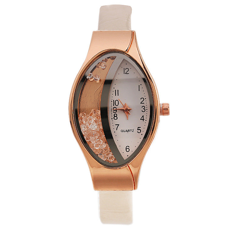 Watch Eye Shape Ladies Quartz Watch