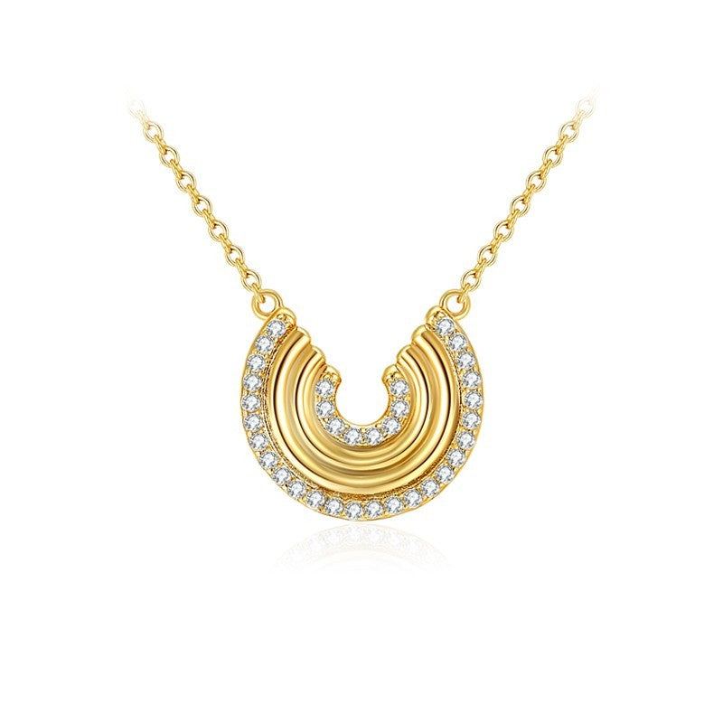 Women's Vintage Collar Half Round Necklace