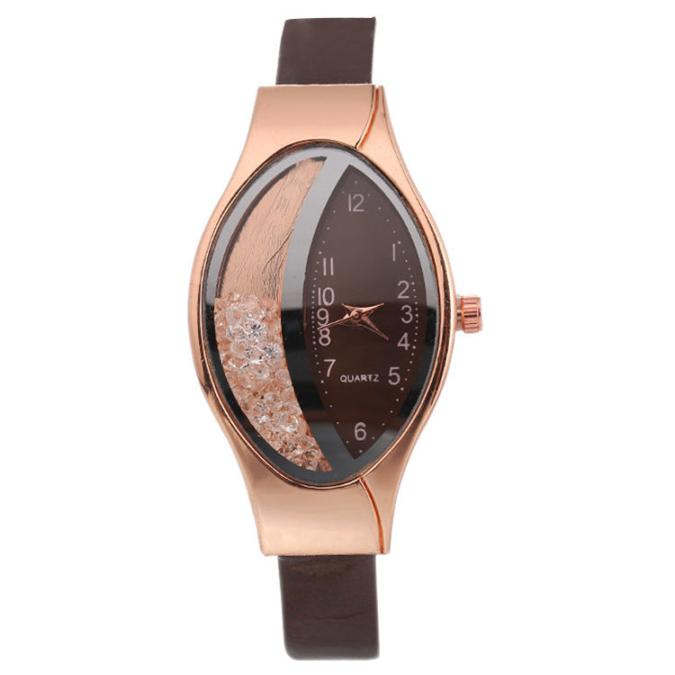 Watch Eye Shape Ladies Quartz Watch