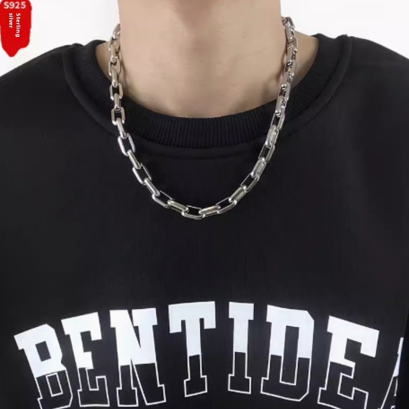 Men's Pure Silver Cuban Necklace