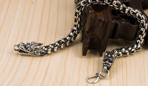 S925 Silver Bold Domineering Men's Bracelet