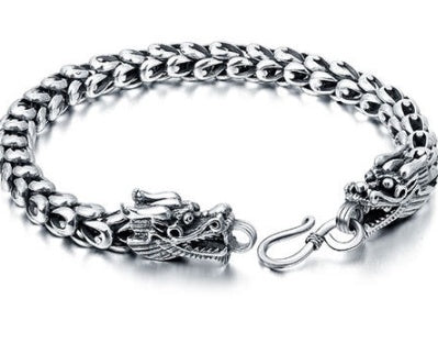 S925 Silver Bold Domineering Men's Bracelet